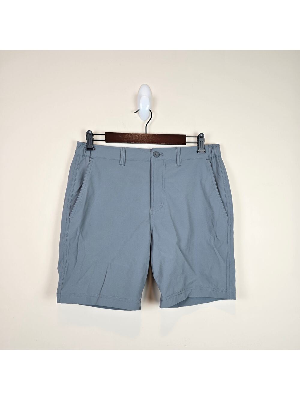 Free Fly Men's Latitude Short Size S Slate Blue Chino Performance UPF 50+